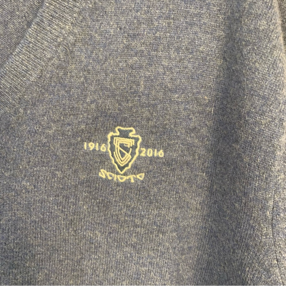 Peter Millar 100% Cashmere Scioto Embroidered Log… - image 7